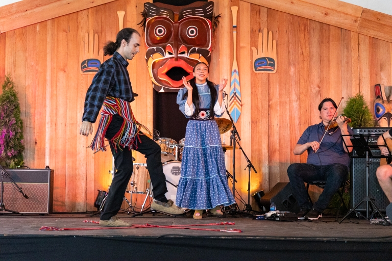 Indigenous Village metis dancers